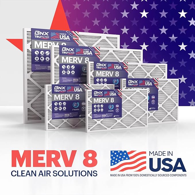 BNX TruFilter 20x25x1 Air Filter MERV 8 - Image 8