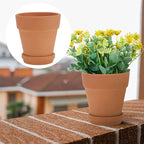 Veemoon 5pcs Red Clay Succulent Flower Pots - Image 7