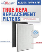 Vital 100-RF True HEPA Filter Set Compatible by LifeSupplyUSA