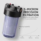 Airthereal Whole House Water Filter Housing, Pre-Filtration System - Image 6