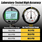 0-60PSI Pool Filter Pressure Gauge, 2 inches Dial, 1/4" NPT Bottom Mount - Image 6