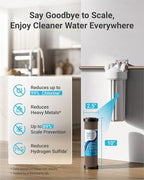 AQUA CREST 1 Micron 2.5"x10" Whole House CTO Carbon Water Filter Cartridge - Image 2