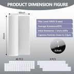 20" x 90" Air Vent Filters, - Image 2