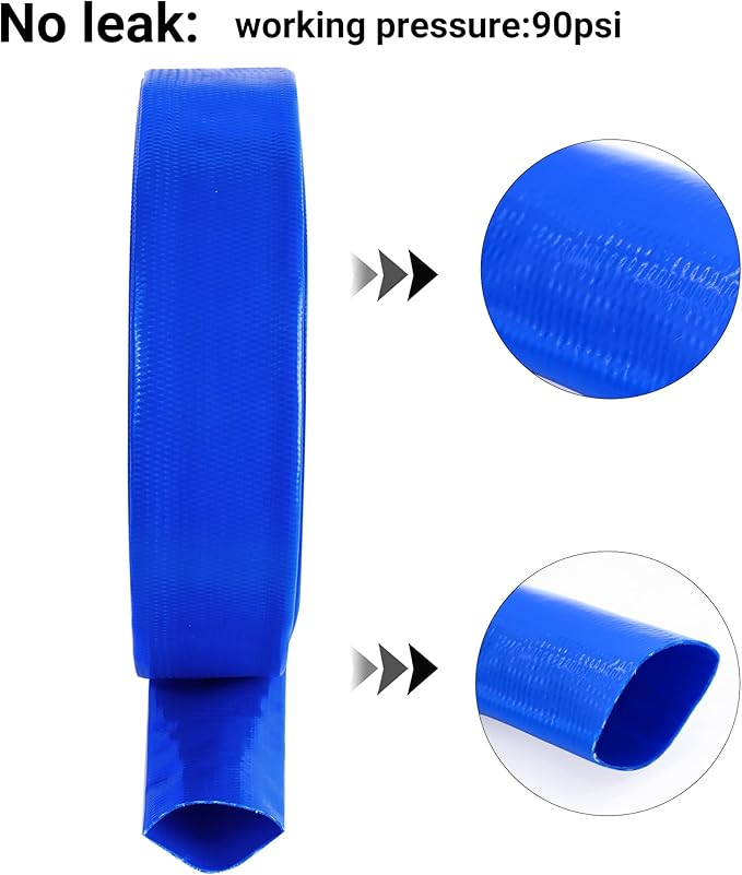 1-1/4" x 50 FT Pool Backwash Hose, - Image 4