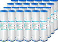 Membrane Solutions 50 Micron Pleated Polyester Sediment Water Filter 10"x2.5" by MembraneSolutions