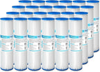 Membrane Solutions 50 Micron Pleated Polyester Sediment Water Filter 10"x2.5" by MembraneSolutions