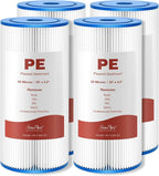 SimPure 10"x4.5" Pleated Sediment Water Filter, 20 Micron Whole House Water by SimPure_Water