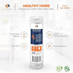 Aquaboon Whole House 5 Micron 10 x 2.5 String Wound Sediment Water Filter - Image 4