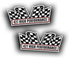 2X Engine Window Air Cleaner Sticker Decal by Solar+Graphics+USA