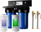 iSpring WGB21B-DS+AHPF12MNPT16X2 2-Stage Whole House Water Filtration System by iSpring
