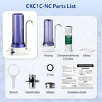iSpring CKC1C-NC Countertop Water Filter, Drinking Water Filtration System - Image 6