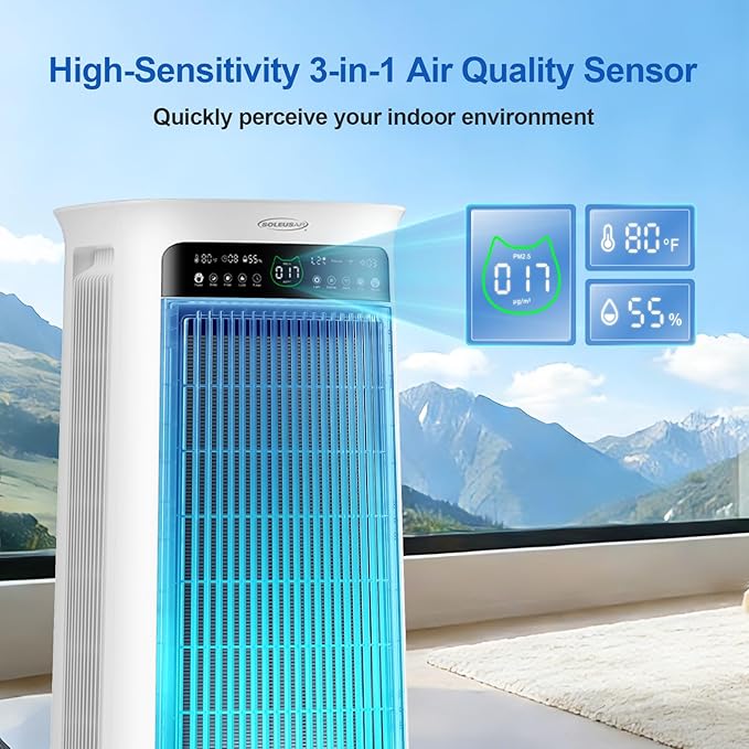 Air Purifier Large Room, True H13 HEPA Air Purifier - Image 6