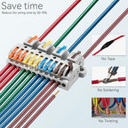 4pcs DIN Rail Terminal Blocks, DIY Splicing Wire Connectors - Image 2