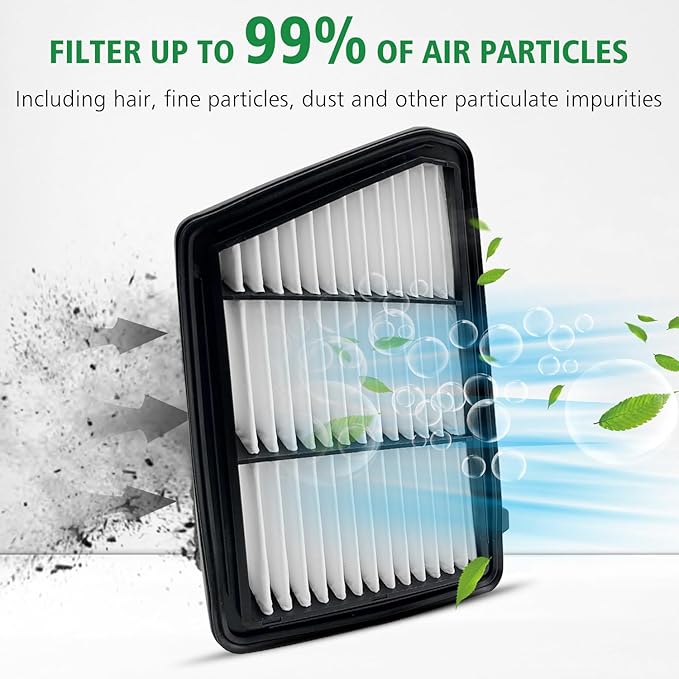 2PCS Cabin Engine Air Filter Kits Fits - Image 7