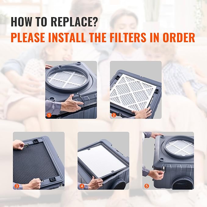 Happybuy 5-Pack Protective Pre Filters, 15.75" x 15.75" Air Filter Replacement - Image 5