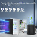 6 Pack HPA300 HEPA Filter Replacement - Image 2