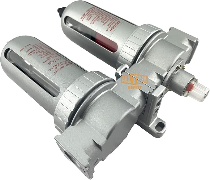 1/2" NPT MID FLOW 2 Stages Coalescing Filter Desiccant Dryer System - Image 4