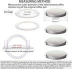 2 Pcs Filter with 3 Pcs Silicone Gasket Seals - Image 2