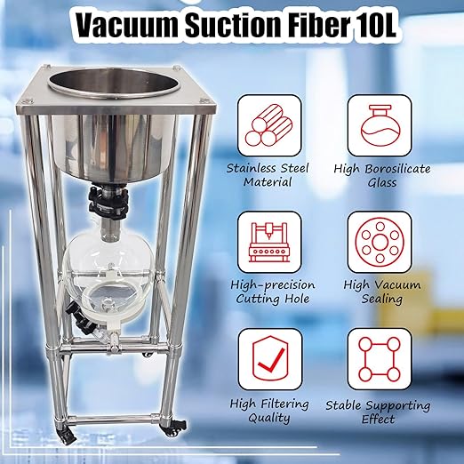 INTSUPERMAI 10L Buchner Funnel Filtering Kit, - Image 4