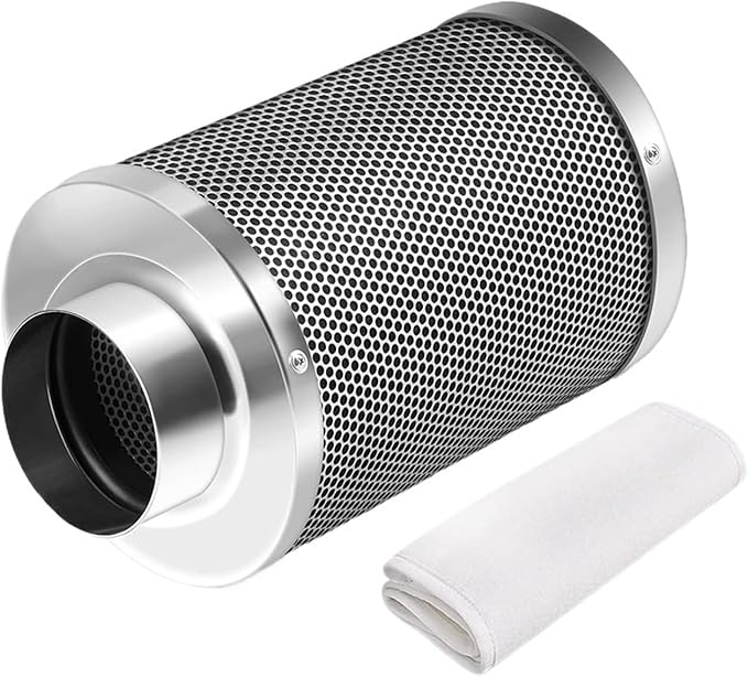 Air Carbon Filter Odor Control, Reversible Flange, Pre-Filter Included by Unknown