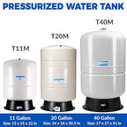 iSpring 40 Gallon RO Tank, Pre-Pressurized Water Storage Tank - Image 5