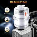 95% Efficiency Oil Mist Filter, Vacuum Pump Filter - Image 5