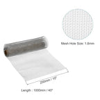 PATIKIL 40" L x 10" W Woven Wire Mesh, 12 Mesh 316L Stainless Steel Air Vent - Image 2