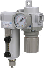 PneumaticPlus SAU320-N03G-MEP Compressed Air Filter Regulator Combo 3/8" NPT - Image 3