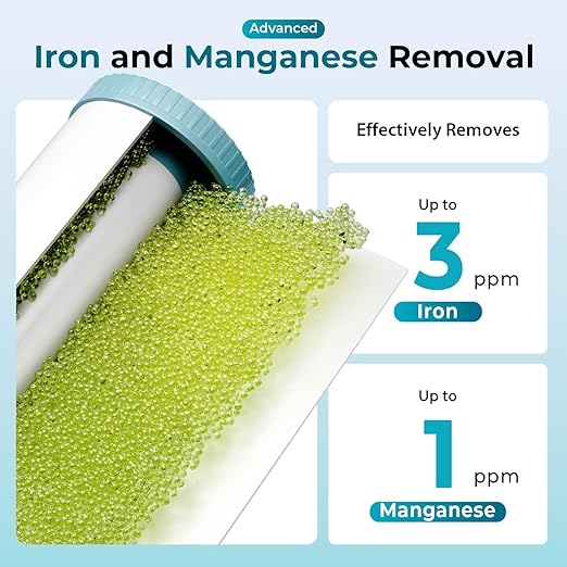 iSpring Whole House Water Filter System, and Odor, 3-Stage Iron Filter Whole - Image 2