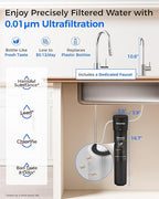 Waterdrop 15UB-UF 0.01 μm Ultra Filtration Under Sink Water Filter System - Image 2
