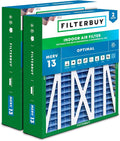 Filterbuy 20x23x5 Air Filter MERV 13 Optimal Smoke & Allergy Defense, Pleated by Filterbuy