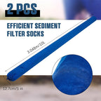 2 Pcs Sediment Filter Erosion Control Blanket Silt Fence Sock - Image 2