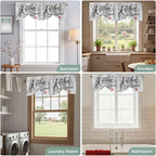 Kitchen Knife Fork Tie Up Valance Curtains - Image 8