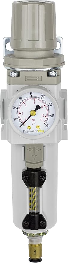 PneumaticPlus SAW300-N03BDG-MEP Compressed Air Filter Regulator Piggyback Combo - Image 2