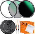 K&F CONCEPT 67mm CPL MCUV ND1000 Lens Filter 2 Lens Caps Kits Waterproof by KFCONCEPT