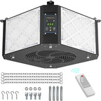 ABESTORM 360 Degree Intake Air Filtration System Woodworking 1350 CFM Hanging - Image 8