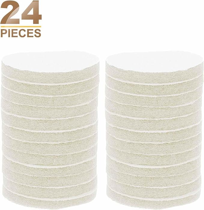 HARFINGTON 24pcs Scrubber Scouring Pads 450 Grits 4 Inch Drill Power Brush Hoop - Image 3