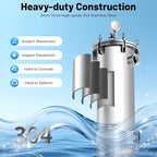 2" NPT Fluid Filter, 304 Stainless Steel - Image 5