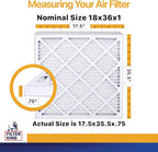 Filter King 18x36x1 Air Filter | 6-PACK | MERV 13 HVAC Pleated A/C Furnace - Image 2