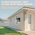 10 Inch Exhaust Vent Cover, Wall Vent Cover - Image 8