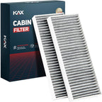 KAX Cabin Air Filter with Activated Carbon, CF10553 Replacement by KAX