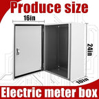 Electrical Box 24 x 16 x 10 Inch Indoor Outdoor Electrical Enclosure Box Steel - Image 2