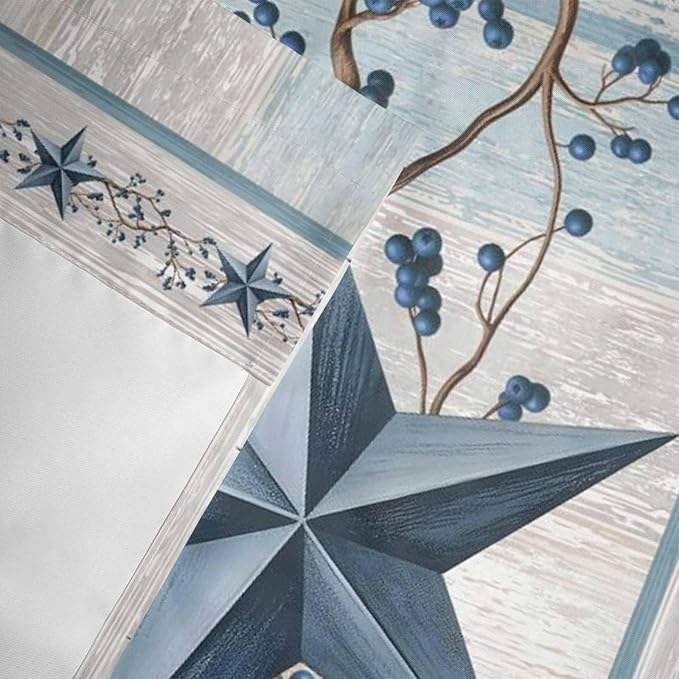 Texas Star Blue Curtain Valances - Image 6