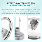 Replacement SF80110-1 Leaf Trap Cover w/Valve & O-Ring Compatible - Image 5