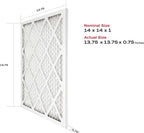 True Blue 14x14x1 MERV 11 Allergen Air Filter | Electrostatic Pleated HVAC - Image 2