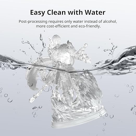 ANYCUBIC Water Washable 3D Printer Resin 2.0 Bundle, 405nm High Precision - Image 2