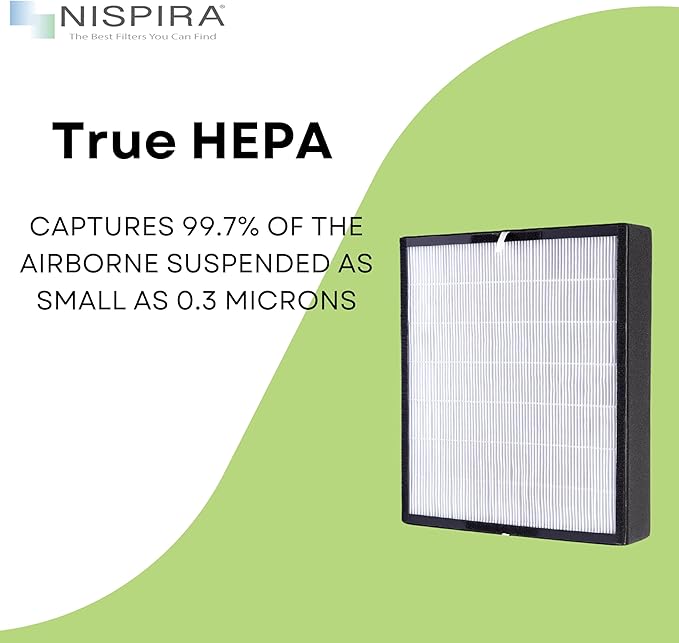 Nispira True HEPA Activated Carbon Pre Filter Replacement Compatible - Image 5