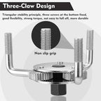 WORKPRO Adjustable Oil Filter Wrench, Universal 3"–5-1/2" Heavy Duty 3-Jaw Oil - Image 4