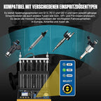 AUTOOL Automotive 6-Cylinder 110V GDI Fuel Injector Cleaning Machine, EFI Fuel - Image 3
