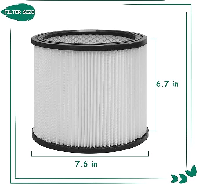 90304 Replacement Filter with Lid, Compatible with Shop-Vac 90304, Shop Vac - Image 6